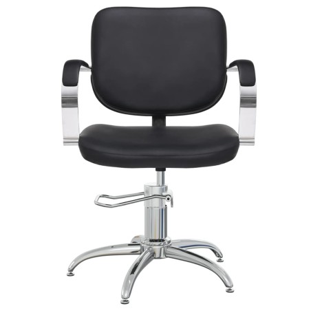 Friseurstuhl Schwarz Kunstleder