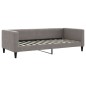 vidaXL Tagesbett Ausziehbar mit Schubladen Taupe 100x200 cm Stoff vidaXL Tagesbett Ausziehbar mit Schubladen Taupe 100x200 cm Stoff