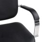 Friseurstuhl Schwarz Kunstleder Friseurstuhl Schwarz Kunstleder