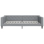vidaXL Tagesbett Ausziehbar mit Schubladen Hellgrau 100x200 cm Stoff vidaXL Tagesbett Ausziehbar mit Schubladen Hellgrau 100x200 cm Stoff