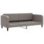 vidaXL Tagesbett Ausziehbar mit Schubladen Taupe 80x200 cm Stoff vidaXL Tagesbett Ausziehbar mit Schubladen Taupe 80x200 cm Stoff