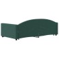 vidaXL Tagesbett Ausziehbar mit Schubladen Dunkelgrün 90x200 cm Samt vidaXL Tagesbett Ausziehbar mit Schubladen Dunkelgrün 90x200 cm Samt
