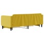 vidaXL Tagesbett Ausziehbar mit Schubladen Gelb 80x200 cm Samt vidaXL Tagesbett Ausziehbar mit Schubladen Gelb 80x200 cm Samt