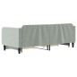 vidaXL Tagesbett Ausziehbar mit Schubladen Hellgrau 80x200 cm Samt vidaXL Tagesbett Ausziehbar mit Schubladen Hellgrau 80x200 cm Samt