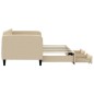 vidaXL Tagesbett Ausziehbar mit Schubladen Creme 80x200 cm Stoff vidaXL Tagesbett Ausziehbar mit Schubladen Creme 80x200 cm Stoff