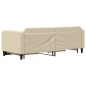vidaXL Tagesbett Ausziehbar mit Schubladen Creme 80x200 cm Stoff vidaXL Tagesbett Ausziehbar mit Schubladen Creme 80x200 cm Stoff