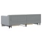 vidaXL Tagesbett Ausziehbar mit Schubladen Hellgrau 80x200 cm Stoff vidaXL Tagesbett Ausziehbar mit Schubladen Hellgrau 80x200 cm Stoff