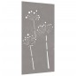 vidaXL Garten-Wanddeko 105x155 cm Cortenstahl Blumen-Design vidaXL Garten-Wanddeko 105x155 cm Cortenstahl Blumen-Design