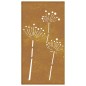 vidaXL Garten-Wanddeko 105x155 cm Cortenstahl Blumen-Design vidaXL Garten-Wanddeko 105x155 cm Cortenstahl Blumen-Design