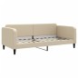 vidaXL Tagesbett Ausziehbar mit Schubladen Creme 90x200 cm Stoff vidaXL Tagesbett Ausziehbar mit Schubladen Creme 90x200 cm Stoff