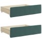 vidaXL Tagesbett Ausziehbar mit Schubladen Dunkelgrün 80x200 cm Samt vidaXL Tagesbett Ausziehbar mit Schubladen Dunkelgrün 80x200 cm Samt