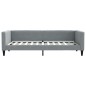vidaXL Tagesbett Ausziehbar mit Schubladen Hellgrau 100x200 cm Stoff vidaXL Tagesbett Ausziehbar mit Schubladen Hellgrau 100x200 cm Stoff