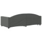 vidaXL Tagesbett Ausziehbar mit Schubladen Dunkelgrau 90x200 cm Stoff vidaXL Tagesbett Ausziehbar mit Schubladen Dunkelgrau 90x200 cm Stoff