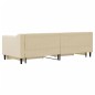 vidaXL Tagesbett Ausziehbar mit Schubladen Creme 80x200 cm Stoff vidaXL Tagesbett Ausziehbar mit Schubladen Creme 80x200 cm Stoff