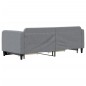vidaXL Tagesbett Ausziehbar mit Schubladen Hellgrau 80x200 cm Stoff vidaXL Tagesbett Ausziehbar mit Schubladen Hellgrau 80x200 cm Stoff
