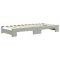 vidaXL Tagesbett Ausziehbar mit Schubladen Hellgrau 90x200 cm Samt vidaXL Tagesbett Ausziehbar mit Schubladen Hellgrau 90x200 cm Samt