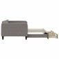 vidaXL Tagesbett Ausziehbar mit Schubladen Taupe 100x200 cm Stoff vidaXL Tagesbett Ausziehbar mit Schubladen Taupe 100x200 cm Stoff
