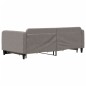 vidaXL Tagesbett Ausziehbar mit Schubladen Taupe 100x200 cm Stoff vidaXL Tagesbett Ausziehbar mit Schubladen Taupe 100x200 cm Stoff