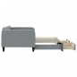 vidaXL Tagesbett Ausziehbar mit Schubladen Hellgrau 90x190 cm Stoff vidaXL Tagesbett Ausziehbar mit Schubladen Hellgrau 90x190 cm Stoff