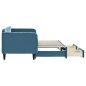 vidaXL Tagesbett Ausziehbar mit Schubladen Blau 80x200 cm Samt vidaXL Tagesbett Ausziehbar mit Schubladen Blau 80x200 cm Samt