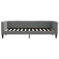 vidaXL Tagesbett Ausziehbar mit Schubladen Dunkelgrau 80x200 cm Stoff vidaXL Tagesbett Ausziehbar mit Schubladen Dunkelgrau 80x200 cm Stoff