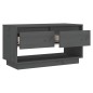 vidaXL TV-Schrank Grau 74x34x40 cm Massivholz Kiefer vidaXL TV-Schrank Grau 74x34x40 cm Massivholz Kiefer