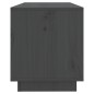 vidaXL TV-Schrank Grau 74x34x40 cm Massivholz Kiefer vidaXL TV-Schrank Grau 74x34x40 cm Massivholz Kiefer
