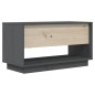 vidaXL TV-Schrank Grau 74x34x40 cm Massivholz Kiefer vidaXL TV-Schrank Grau 74x34x40 cm Massivholz Kiefer