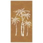 vidaXL Garten-Wanddeko 105x55 cm Cortenstahl Palmen-Design vidaXL Garten-Wanddeko 105x55 cm Cortenstahl Palmen-Design