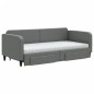 vidaXL Tagesbett Ausziehbar mit Schubladen Dunkelgrau 90x200 cm Stoff vidaXL Tagesbett Ausziehbar mit Schubladen Dunkelgrau 90x200 cm Stoff