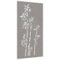 vidaXL Garten-Wanddeko 105x55 cm Cortenstahl Bambus-Design vidaXL Garten-Wanddeko 105x55 cm Cortenstahl Bambus-Design