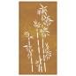 vidaXL Garten-Wanddeko 105x55 cm Cortenstahl Bambus-Design vidaXL Garten-Wanddeko 105x55 cm Cortenstahl Bambus-Design