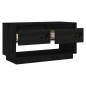 vidaXL TV-Schrank Schwarz 74x34x40 cm Massivholz Kiefer vidaXL TV-Schrank Schwarz 74x34x40 cm Massivholz Kiefer