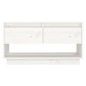 vidaXL TV-Schrank Weiß 74x34x40 cm Massivholz Kiefer vidaXL TV-Schrank Weiß 74x34x40 cm Massivholz Kiefer
