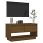 vidaXL TV-Schrank Honigbraun 74x34x40 cm Massivholz Kiefer vidaXL TV-Schrank Honigbraun 74x34x40 cm Massivholz Kiefer