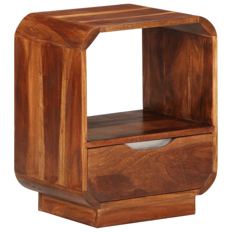 vidaXL Nachttisch mit Schublade Massivholz 40 x 30 x 50 cm vidaXL Nachttisch mit Schublade Massivholz 40 x 30 x 50 cm