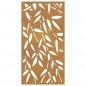 vidaXL Garten-Wanddeko 105x55 cm Cortenstahl Bambusblatt-Design vidaXL Garten-Wanddeko 105x55 cm Cortenstahl Bambusblatt-Design