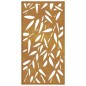 vidaXL Garten-Wanddeko 105x55 cm Cortenstahl Bambusblatt-Design vidaXL Garten-Wanddeko 105x55 cm Cortenstahl Bambusblatt-Design