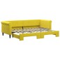 vidaXL Tagesbett Ausziehbar Gelb 80x200 cm Samt vidaXL Tagesbett Ausziehbar Gelb 80x200 cm Samt