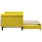 vidaXL Tagesbett Ausziehbar Gelb 80x200 cm Samt vidaXL Tagesbett Ausziehbar Gelb 80x200 cm Samt