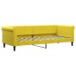 vidaXL Tagesbett Ausziehbar Gelb 80x200 cm Samt vidaXL Tagesbett Ausziehbar Gelb 80x200 cm Samt