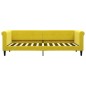 vidaXL Tagesbett Ausziehbar Gelb 80x200 cm Samt vidaXL Tagesbett Ausziehbar Gelb 80x200 cm Samt