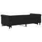 vidaXL Tagesbett Ausziehbar Schwarz 90x200 cm Samt vidaXL Tagesbett Ausziehbar Schwarz 90x200 cm Samt