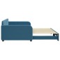 vidaXL Tagesbett Ausziehbar Blau 100x200 cm Samt vidaXL Tagesbett Ausziehbar Blau 100x200 cm Samt