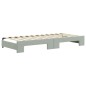 vidaXL Tagesbett Ausziehbar Hellgrau 80x200 cm Samt vidaXL Tagesbett Ausziehbar Hellgrau 80x200 cm Samt