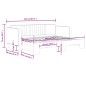 vidaXL Tagesbett Ausziehbar Hellgrau 80x200 cm Samt vidaXL Tagesbett Ausziehbar Hellgrau 80x200 cm Samt