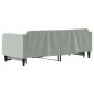 vidaXL Tagesbett Ausziehbar Hellgrau 90x200 cm Samt vidaXL Tagesbett Ausziehbar Hellgrau 90x200 cm Samt