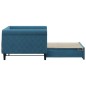 vidaXL Tagesbett Ausziehbar Blau 90x200 cm Samt vidaXL Tagesbett Ausziehbar Blau 90x200 cm Samt