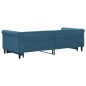 vidaXL Tagesbett Ausziehbar Blau 90x200 cm Samt vidaXL Tagesbett Ausziehbar Blau 90x200 cm Samt