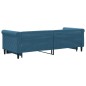 vidaXL Tagesbett Ausziehbar Blau 80x200 cm Samt vidaXL Tagesbett Ausziehbar Blau 80x200 cm Samt
